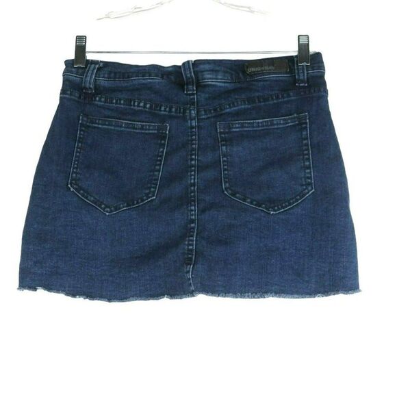 Union Bay Button Fly Denim Skirt Women's Size 3 Medium Wash Blue Jean - Picture 3 of 10